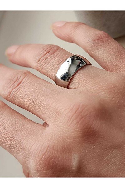 ZÜLİSCH STEEL WEDDING RING SILVER COLOR STAINLESS