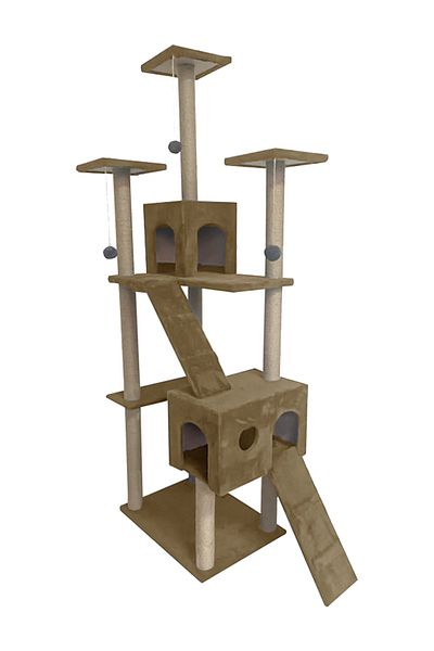 Sdypet Multi-Storey Economical Cat House - Beige