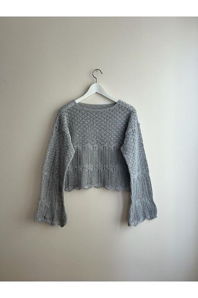 moda mh FASHION MH SUMMER NEW SEASON HOLE SPANISH SLEEVE CROP