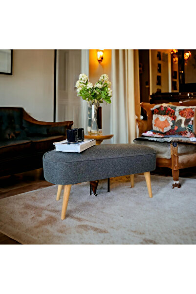 BEYLERBEYİ Retro gürgen ceviz Renk ahşap ayaklı Geniş oturum alan özel tasarı...