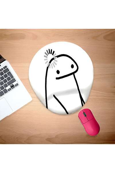 UcuruStore Beyni Durmuş Cartoon Man Mouse Pad με στήριγμα καρπού