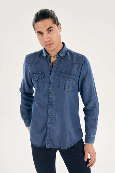 Walker London DENIM MEN'S SHIRT