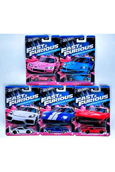 HOT WHEELS Woman of Fast 5’li set