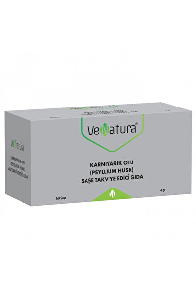 VeNatura Karnıyarık Otu (Psyllium Husk) Saşe Takviye Edici Gıda 60 Saşe-Diş B...