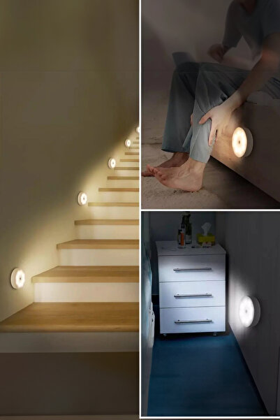 ThenTech Merdiven Yanı Hareket Sensörlü Lamba Led Oda Masa Altı Dolap İçi