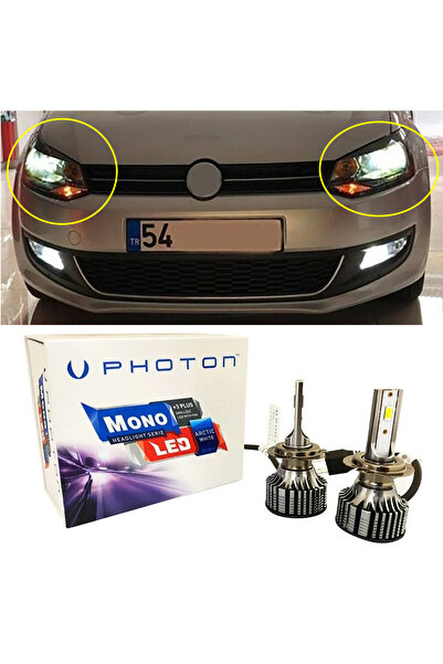 Photon Vw Polo Mk5 Led Xenon Kısa Far Ampulü H7 Mono Yeni Seri Beyaz 2009-2017