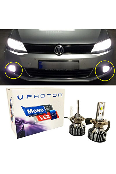Photon Vw Jetta Mk6 Led Xenon Sis Farı Ampulü HB4 Mono Yeni Seri Beyaz 2010-2018