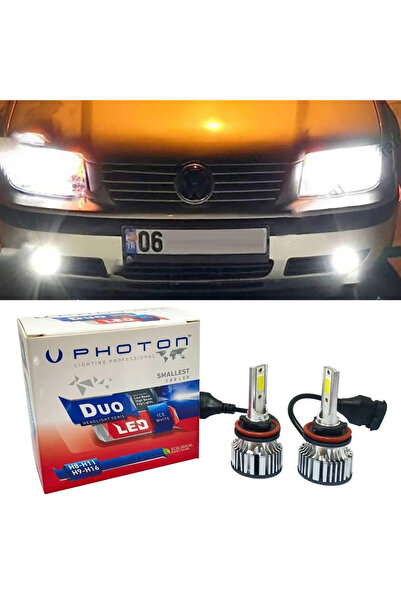 Photon Vw Bora Led Xenon Sis Farı Ampulü H3 Duo Yeni Seri Beyaz
