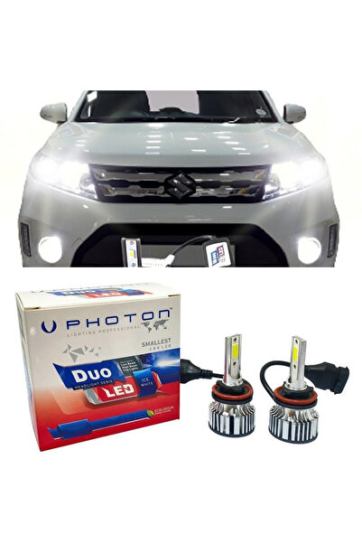 Photon Suzuki Vitara Uyumlu Led Xenon Kısa Far Ampulü H11 Duo Yeni Seri Beyaz...