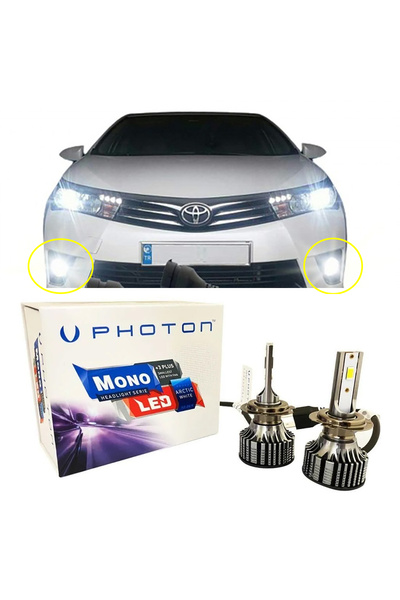Photon Toyota Corolla E170 Led Xenon Sis Farı Ampulü H11 Mono Yeni Seri Beyaz...