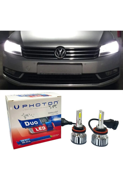 Photon Vw Passat B7 Uyumlu Led Xenon Kısa Far Ampulü H7 Duo Yeni Seri Beyaz