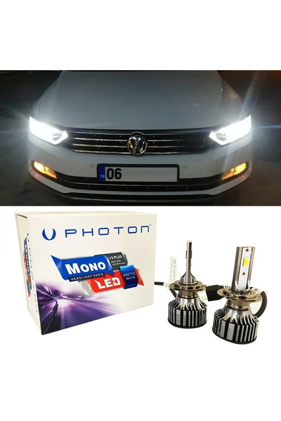 Photon Vw Passat B8 Led Xenon Kısa Far Ampulü H7 Mono Yeni Seri Beyaz