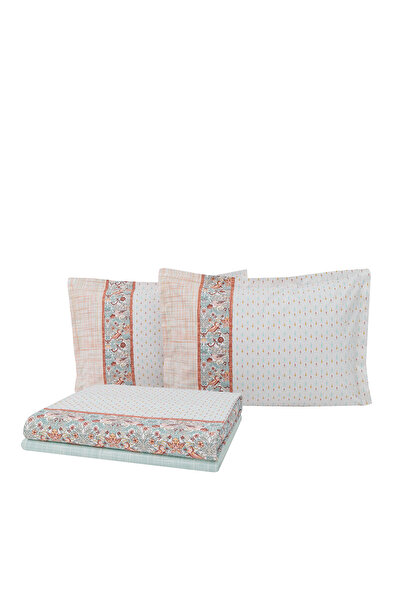 Yataş Laveta Single 100% Cotton Pique Set - Orange