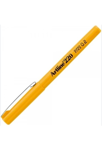 artline طرف لباد رفيع للغاية 0.2 مم أصفر 220n