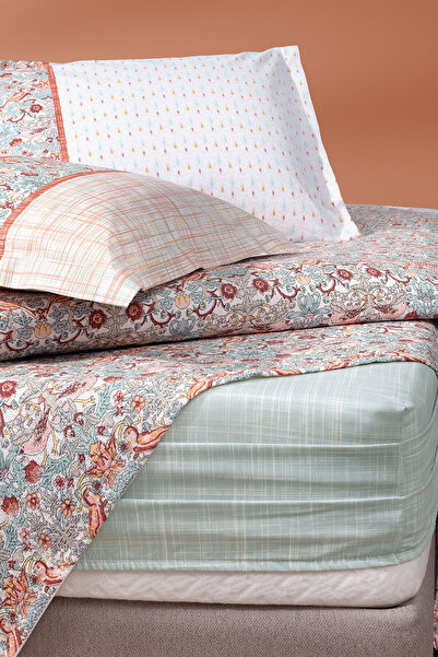 Yataş Laveta Single 100% Cotton Pique Set - Orange