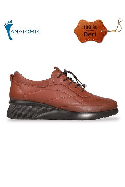 Konfores 1858-273077 Genuine Leather Anatomical Sole Seasonal Shoes