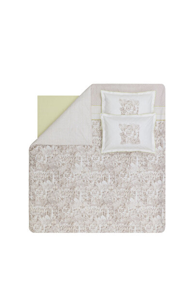 Yataş Beige Mandy King Size Duvet Cover Set