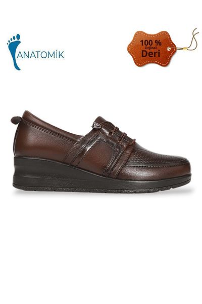 Konfores 1855-415011 Genuine Leather Anatomical Sole Seasonal Shoes