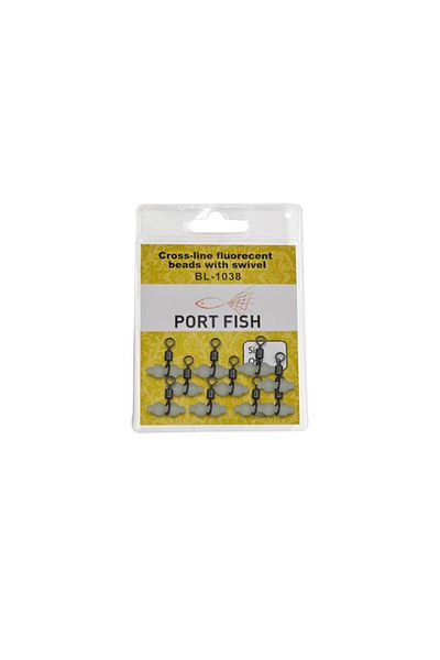 Port Fish Portfish Triple Phosphorescent Gezer Swivels No:6