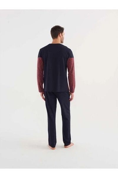 Mod Collection 3746 طقم بيجامة رجالي بأكمام طويلة