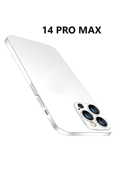 USIDE iPhone 14 Pro Max Transparent Ultra Thin Case Matte Surface Minimalist Cover with Anti-Dirty Camera Protection