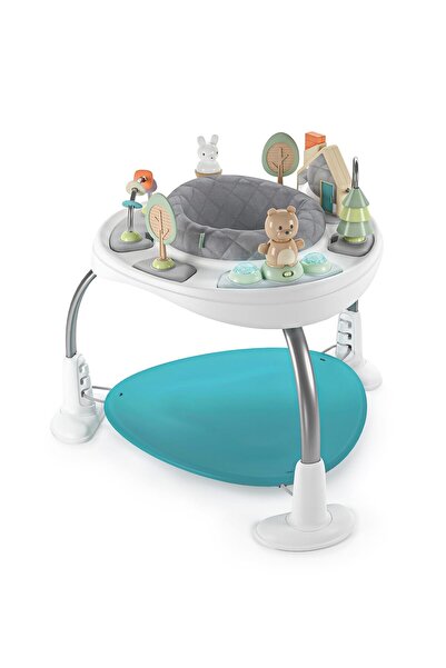 Ingenuity 2'si 1 Arada Aktivite Merkezi ve Oyun Masası, Zıplama Yastıkları, Işıklar, Sesler