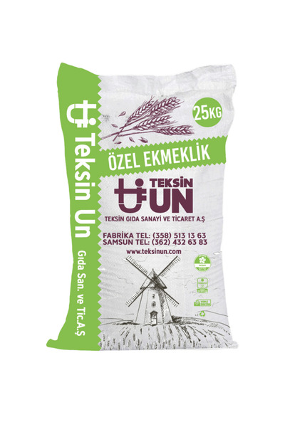 Teksin Un Tip 550 Özel Amaçlı Buğday Unu-Özel Ekmek Çeşitleri | 25 Kg