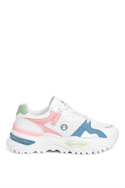 lumberjack 101532062   Tenis clasic pentru femei Chuke alb - roz