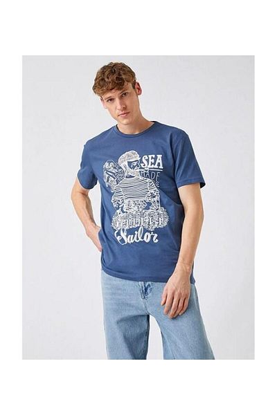 Koton Men's Standard Fit Printed T-Shirt