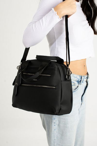 Nas Bag Geantă cu 8 compartimente pentru mână și poștaș pentru femei (28 x 25)