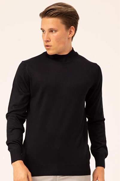 hipatu Tricotaj Süvari Half Turtleneck Regular Fit Simplu