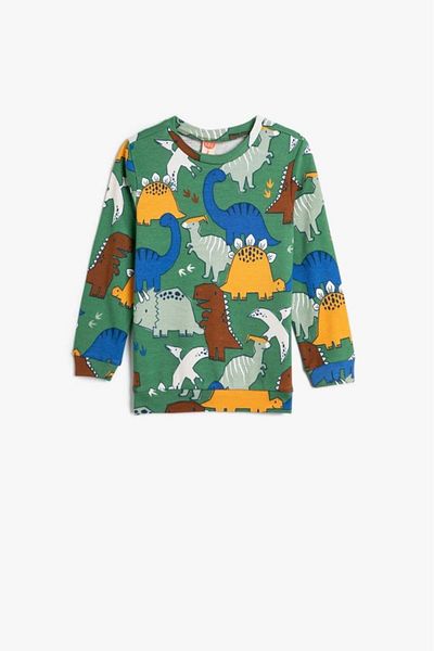 Koton Baby Boy Snoopy Sweatshirt Licensed Long Sleeve Crew Neck Cotton Hoodie