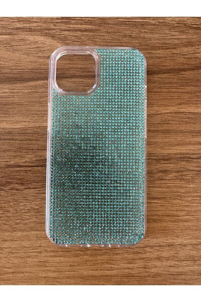 Case collection İphone 15 Uyumlu Diadmond Taşlı Slikon Kılıf (Handmade)