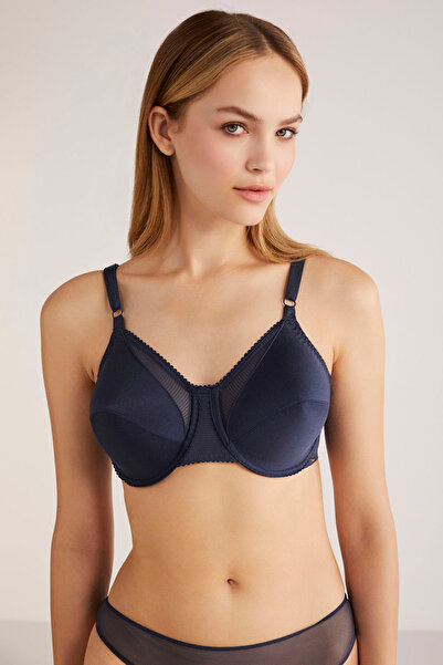 Kom Women's Nelly Perfect Gathering White Bra New Season