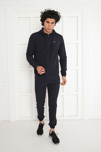 NEED LİFE Men's Sports Tracksuit Set - Thin Hooded, Breathable Fabric