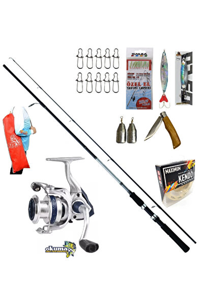 Okuma Aria-3000a Daiwa Sweepfire 210cm 10-30gr Spin Olta Takımı Seti