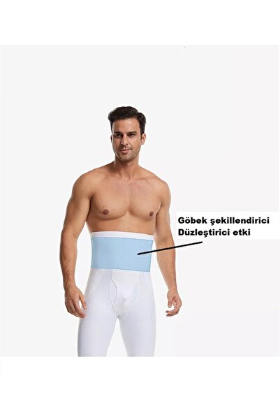 miresa Bomer Men's Singlet Corset Waist Thinner Firming Men's Boxer 2-Piece Set