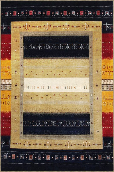 Rugs Modern Halı Yellow Red Striped Geometric Patterned Woven Base Carpet 4126