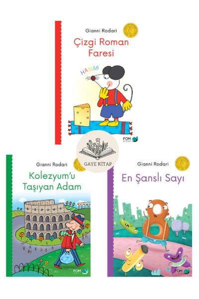 FOM Kitap Çizgi Roman Faresi - Kolezyumu Taşıyan Adam - En Şanslı Sayı ( 3 Ki...