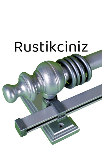 Ahşap Rustik Perde Askısı (275CM TEK RAYLI)