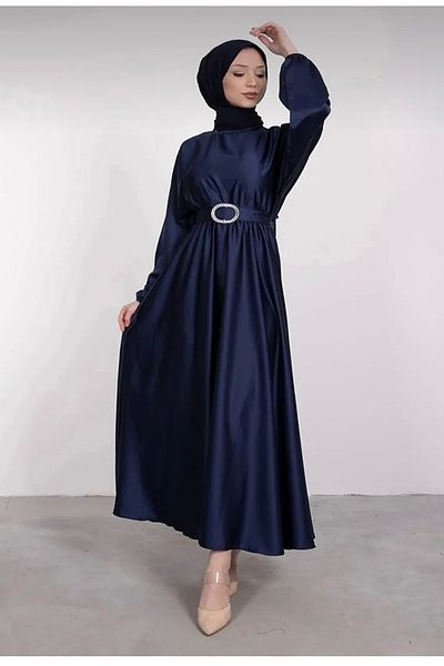 modasusev Σατέν φόρεμα Mevlana
