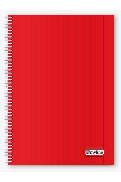 Etika School Notebook A4 96 YpSpiral Striped