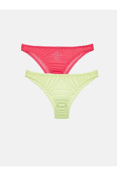 LC Waikiki Pachet de 2 chiloți brazilian imprimați Young LCW