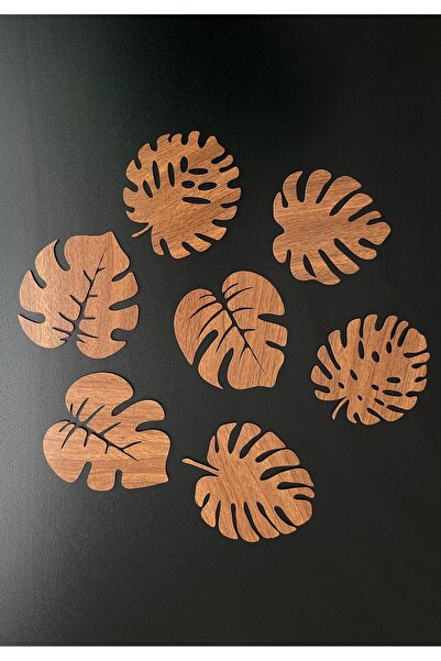 Forester Toys Walnut Color 24-Piece Wooden Coasters