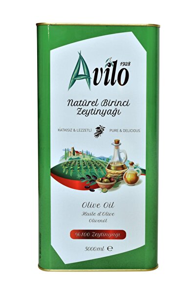 AVİLO Soğuk Sıkım Natürel Birinci Zeytinyağı - 5 lt
