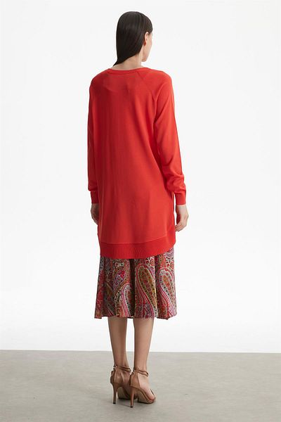 Tığ Triko Ovel Rayon Tunic on Sides - 21205.1 - Crochet Knitwear