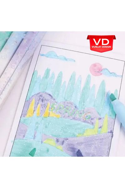 Vuslat Design Chosch Glitter Highlighter Set of 6