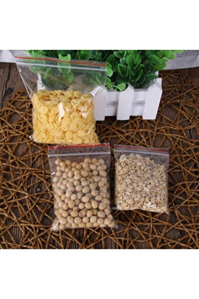 Merpak Ambalaj Kilitli Torba 10x12 Cm 100'lü Kilitli Buzdolabı Poşeti Şeffaf Kilitli Poşet Kilitli Saklama Poşeti