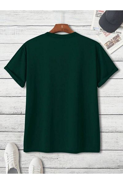 Josette Let's Get Lost. T-Shirt - Πράσινη στάμπα Oversize Κοντό μανίκι Crew Neck