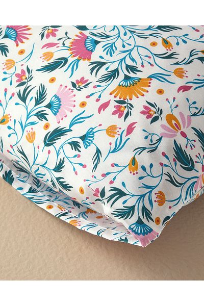 English Home Charming Lines 2-Piece Pillow Case Green
